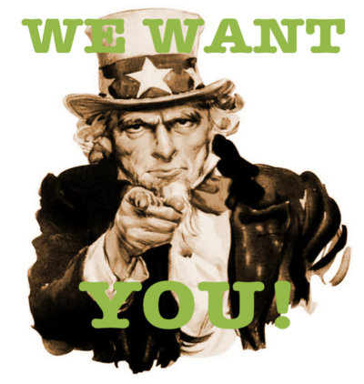 WE WANT YOU