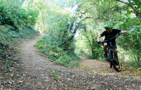 e-MTB Kurvenfahren