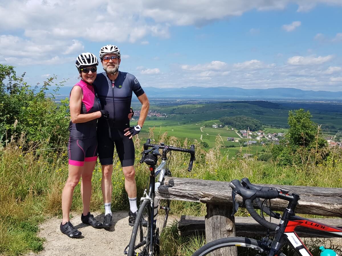 Mondhalde im Kaiserstuhl Vogesenblick
